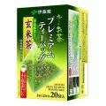 ITOEN Genmaicha Premium Green tea with Roasted Rice Japan Imported อิโตเอ็น ชาเขียว ข้าวคั่วญี่ปุ่น ชนิดซอง 2.3g. x 20ซอง