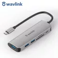 Wavlink Usb-C Hub Usb 3.0 Hub 5gbps High Speed Multi Usb Splitter Slot Pd For Lap Macbook Pro/air - Use