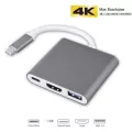 Mosible Usb C Hub To Hdmi For Macbook Pro/air Thunderbolt 3 Usb Type C Dock Adapter Support Samsung Dex Mode With Pd Usb 3.0