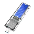 Transparent Creative Usb3.0 Gen1 Ssd Solid State Sata Hdd Enclosure Agreement M.2