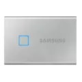 2 TB PORTABLE SSD เอสเอสดีพกพา SAMSUNG T7 TOUCH SILVER MU-PC2T0S/WW