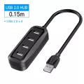 Vention Usb Hub Usb 2.0 Hub 4 Port Usb Splitter With Led Usb Adapter For Macbook Pro Pc Computer Accessories Hub Multi Usb Hab