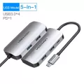 Vention Usb Hub C Hub To Multi Usb 3.0 Hub Hdmi Vga Pd Adapter Dock For Macbook Pro Usb-C Type C 3.1 Splitter 3 Port Usb C Hub