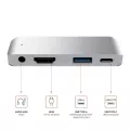 4 In 1 Usb C Hub Type C To 4k Hdmi Usb3.0 Pd 60w Charging Audio For Ipad Pro / Macbook Pro Samsung Galaxy S9 Usb Hub 3 0