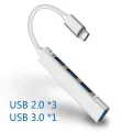 Virivi Usb 3.1 Type-C Hub To Adapter Hdmi Vga 4k Thunderbolt 3 Hub With Hub 3.0 Tf Sd Reader Slot Pd For Macbook Pro/air