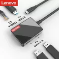 Lenovo Usb3.0 Hub Usb Type-C Adapter Hdmi Vga Rj45 Port Cable Interface Converter Computer Lap Pc Accessories Extension Dock