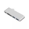 Usb C Hub Usb 3.1 To Hdmi Adapter 4k Thunderbolt 3 Usb Type C Hub With Hub3.0 Tf Sd Reader Slot Pd For Macbook Pro/air /