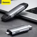 Baseus Usb 3.0 Card Reader Sd Micro Sd Tf Flash Card Adapter For Lap Otg Type C To Multi Mobile Phone Card Reader Usb 3.0