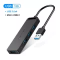 Vention Usb C Hub 3.1 Type C To Usb 3.0 Adapter Multi Usb With Micro Usb Charging Port For Xiaomi Macbook Huawei Otg Type C Hub