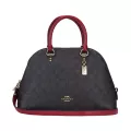 Authentic Original Coach Womens Shoulder Inclined Shoulder Handbag Katy Saddle 2558IMRVQ Red Brown