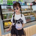 กระเป๋าสะพายข้างเด็ก/Children's Bags Girls Fashion Shoulder Bag Aisha Snow White Messenger Bag Mini Coin Purse