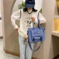 กระเป๋าสะพายข้างผู้หญิง/Large-capacity Oxford cloth bag female student shoulder bag all-match messenger school bag