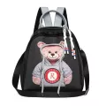 Women's backpack กระเป๋าเป้ผู้หญิง/Korean fashion ladies backpack three-dimensional bear student school bag travel backpack