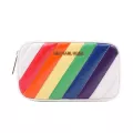 Michael Kors เข็มขัดกุหลาบกระเป๋าหนังมังสวิรัติ Faux 35T0GXOC0I Rainbow