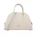 Authentic Original Coach Womens Shoulder Inclined Shoulder Handbag Katy Saddle 2553IMCHK Khaki White