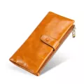 Fashion Genuine Leather Women Wallets Purse Female Long Womens Leather Wallet With Phone Case Coin Pokect Portefeuille Femme