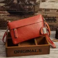 Designer Genuine Leather Small Shoulder Bags Casual Evening Party Clutch Women's Handbags Female Envelope Crossbody Women Bag
