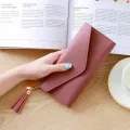DIHOPE Women Wallets Fashion Lady Wristlet Handbags Long Money Bag Zipper Coin Purse Cards ID Holder Clutch Woman Burse Notecase