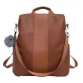 Fashion Backpacks Women's Outdoor Simple Zipper Contrast Color Shoulder Bag Backpack Girls Student Casual Travel Bag Bookbag