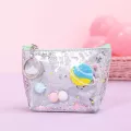 Fashion Laser Sequin Quicksand Makeup Bag Women Travel Portable Zipper Cosmetic Organizer Storage Make Up Beauty Wash Pouch Case