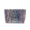 DIOMO New Laser Glitter Small Shoulder Bag Women Messenger Bag Geometric Chain Bags Teenager Girl Rainbow Color Handbag