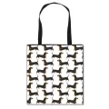 Woman Multi-Function Women Handbag Foldable Reusable Ca Canvas Ng Bag Puy Dachnd Print Oulder Bag