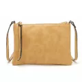 Vintage Slim Thin Women Leather Mesger Bag Envelope Crossbody Bag For Ladies Mini Oulder Bag Handbag Ses Hand Bag