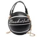 Bl Ses For Teenagers Women Oulder Bags Crossbody Chain Hand Bags Personity Fe Leather Pin Basetbl Bag 1pc