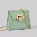 Winter New Wild Mini Elly Bag Solid Cr Chain Crossbody Oulder Bag Hi Quity Leather Handbags And Se