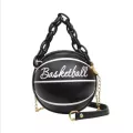 Geoc Basetbl Zip Bags Women's Bag Crossbody Bag Pu Leather Handbags Chain Round Totes Fe Oulder Mes