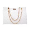 Large Capacity Women Pu Leather Oulder Bag Hi Quity Fe Chain Crossbody Bag New Designer Ladies Mesger Bags
