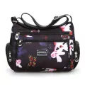 Flor Pattern Women Oulder Bag Hi Quity Waterproof Lit Nylon Crossbody Bag Ca Multi-Pocets Women Bag