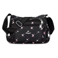Flor Pattern Women Oulder Bag Hi Quity Durable Nylon Crossbody Bag Fe Waterproof Fabric Mesger Bag Sac