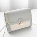 Orean Loc Mini Square Bag Women Spring New Brdered Bag Cr Stitching Wild Oulder Bag Student Mobile Phone Bag