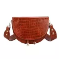 Famous Design Pu Leather Women Crossbody Bags Ng Street Fe Handbags Crocodile Sicircle Luxury Se Oulder Bags