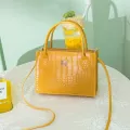 Mini Sml Square Flap Bag Brand Hi Quity Pu Leather Women's Handbag Crocodile Pattern Chain Oulder Mesger Bags