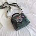 Yogodlns Luxury Oulder Bag For Women Pu Leather Crossbody Bag Vintage Brdery Handbag Designer Lady Se Bolsas