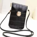 Women Leather Mesger Bag Mini Cell Celhone Pouch Student Crossbody Case Clutch Se Wlet Girl Sml Oulder Bag Handbag