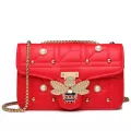Designer Women Oulder Bag Chain Strap Flap Ladies Leather Handbags Mesger Bag Women Bee Bucle Se