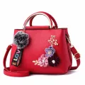 Flowers Designer Pu Leather Crossbody Bags For Women Vintage Sml Oulder Handbags Fe Ca -Handle