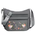 Sml Nylon Oulder Bag Flower Brdery Women Mesger Bag Hi Quity Crossbody Bags Fe Lady Luxury Designer Handbag