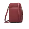 Luxury Leather Mesger Bags Women Clutch Mini Crossbody Oulder Bag Fe Large Capacity Phone Bag Ladies Se With Zier