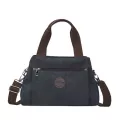 Vintage Woman Handbags Ca Solid Girls Crossbody Pac Lady Canvas Single Oulder Bags Multi-Pocet Ladies Totes
