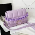 Women's Bag Autumn Winter New Fe Literary Single-Oulder Bag Chain Design Cross-Body Bag Trend Women's Bag Bolsos Sac