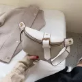 Fashion Chain  Banana Waist Bag New Brand  Bag Women Waist Pack PU Leather Chest bag crossbody bags for women 2019