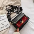 Women's Square Bag Leather Crossbody Bag Ladies Contrast Cr Oulder Bag Travel Handbag Single Oulder Fe Bags