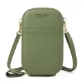Designer Phone Pocet Mini Oulder Bag For Women Two Layers Fe Mesger Bag Pu Leather Ladies Sml Crossbody Se