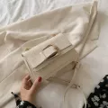 Crocodile Pattern Flap Crossbody Bag New Quity Pu Leather Women's Designer Handbag Chain Oulder Mesger Bag