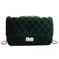 New Velvet Fe Handbags Designer Chain Sml Flap Crossbody Bags Ca Lady Oulder Bag Hi Quity