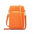 Hot 3 Layers Large Capacity Phone Pocet Oulder Bag For Women Pu Leather Fe Sml Crossbody Bags Ladies Mesger Se